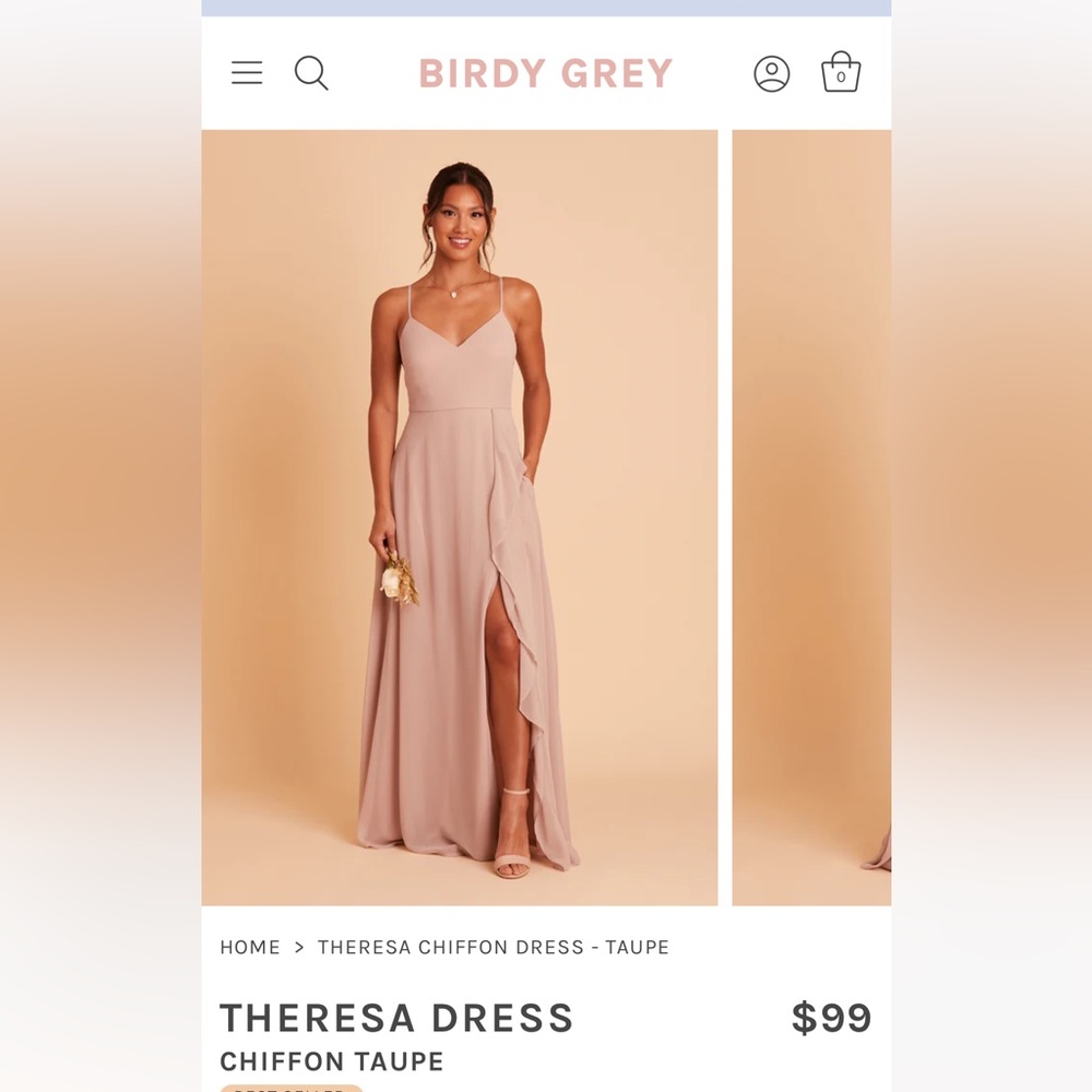 birdy grey, taupe dress